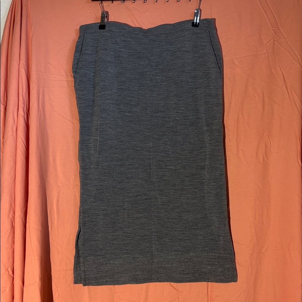 Icebreaker Charcoal Pencil Skirt